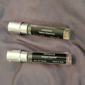 Duo of Versace's Yellow Diamond and Bright Crystal Eau De Toilette